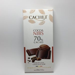 Шоколад черный с какао-бобами 70% какао
