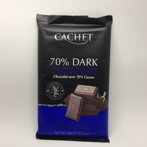 Шоколад CACHET черный 70% какао