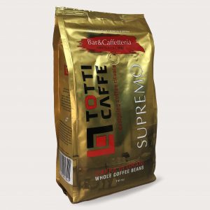 Кава в зернах TOTTI Caffe SUPREMO,пакет 1000г*6(PL)