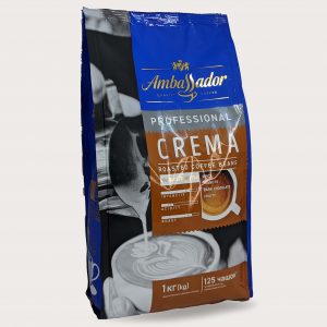 Кофе в зернах Ambassador Crema, пакет 1000г*6 (NEW)