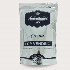 Кофе растворимый для торговых автоматов Ambassador Crema, пакет 200г*6