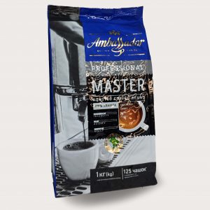 Кофе в зернах Ambassador Master, пакет, 1000г*6